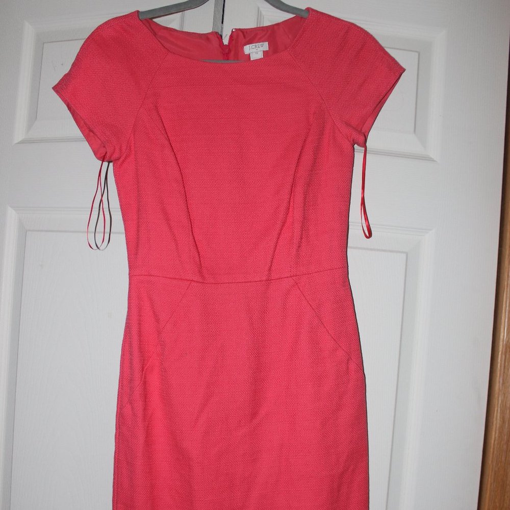 J Crew Women's Sheath Cap Sleeve Dress 00
